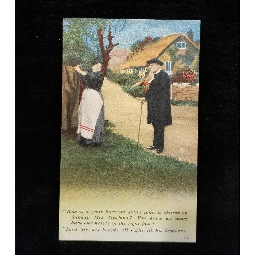 Lot Of 8 Antique Early Bamforth Funny Postcards UNUSED, UNPOSTED‎